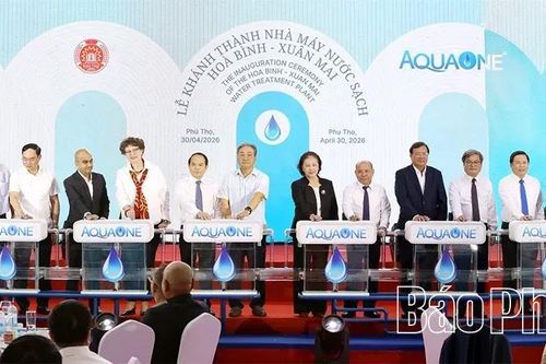 Khánh thành Nhà máy nước sạch Hòa Bình - Xuân Mai, giải quyết tình trạng thiếu nước cục bộ ở nhiều khu vực