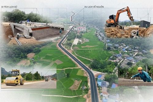 Chặng nước rút tuyến đường cách mạng trăm tỉ đồng kết nối vùng di tích ATK