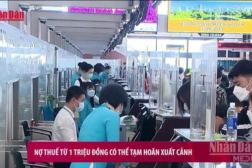 [Video] Nợ thuế từ 1 triệu đồng có thể tạm hoãn xuất cảnh
