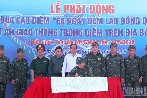 Cà Mau sôi nổi hoạt động thi đua tăng tốc các công trình trọng điểm quốc gia