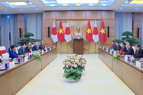 [Video] Chủ tịch Quốc hội Trần Thanh Mẫn hội kiến Thủ tướng Nhật Bản Takaichi Sanae