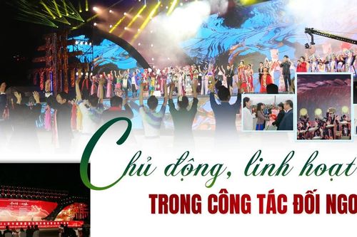 Chủ động, linh hoạt trong công tác đối ngoại