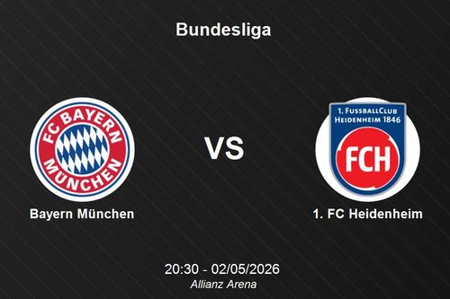 Nhận định Bayern München vs 1. FC Heidenheim - Bundesliga