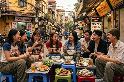 'Ăn sập' phố cổ Hà Nội dịp lễ với 200 nghìn đồng