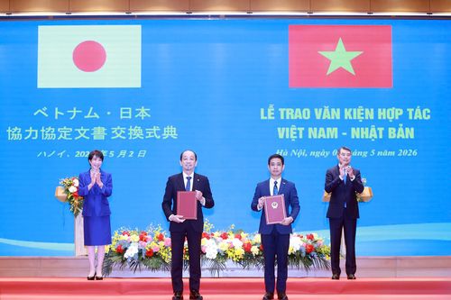Việt Nam- Nhật Bản trao nhiều văn kiện hợp tác quan trọng