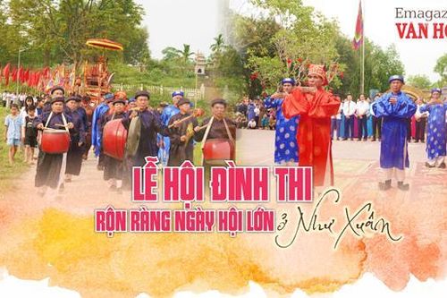 (Emagazine) Lễ hội Đình Thi rộn ràng ngày hội lớn ở Như Xuân