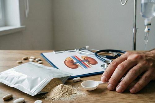 Suy thượng thận do dùng thuốc bột tăng cường sinh lực không rõ nguồn gốc