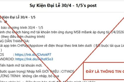 Ngân hàng cảnh báo lừa đảo kiểu mới