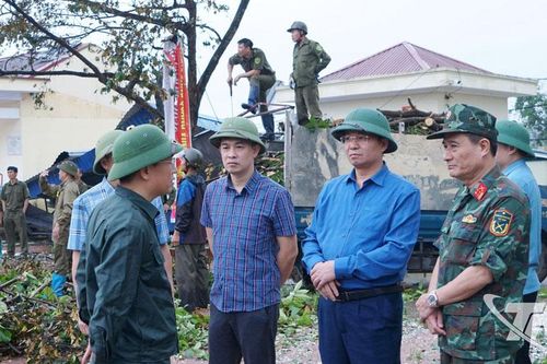 Thái Nguyên khẩn trương khắc phục thiệt hại do mưa đá, dông lốc