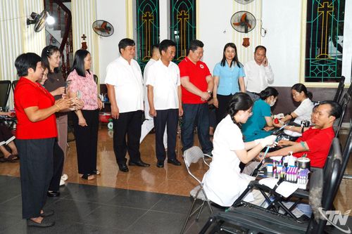 Lan tỏa nghĩa cử hiến máu từ Giáo xứ Yên Lãng