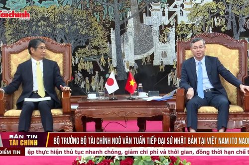 Bộ trưởng Bộ Tài chính Ngô Văn Tuấn tiếp Đại sứ Nhật Bản tại Việt Nam Ito Naoki