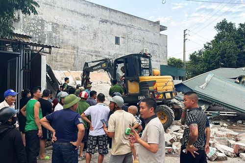 Sập nhà 2 tầng tại Quảng Ninh, một người chết, 2 người bị thương