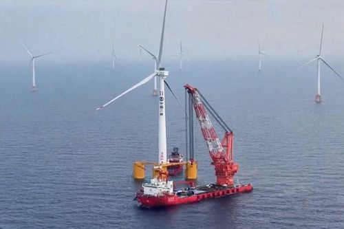 Trung Quốc lắp turbine điện gió nổi ngoài khơi lớn nhất thế giới