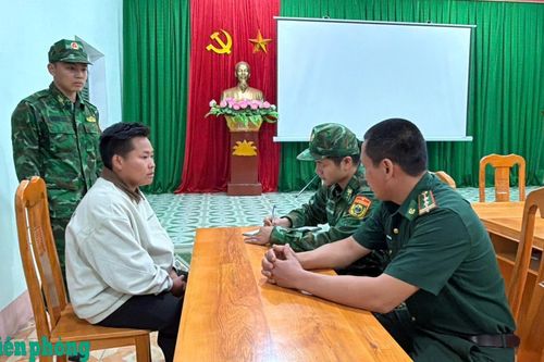 Đồn Biên phòng Sơn Vĩ bắt giữ và trao trả 1 công dân Trung Quốc nhập cảnh trái phép vào Việt Nam
