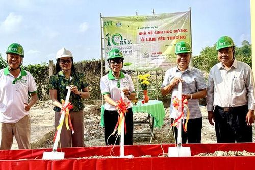 Khởi công dự án nhà vệ sinh học đường 'Ô Lâm yêu thương'