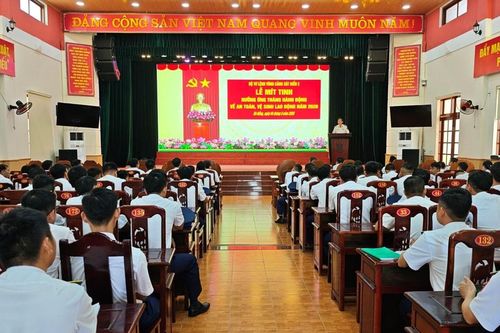 Vùng Cảnh sát biển 2 hưởng ứng Tháng hành động về an toàn vệ sinh lao động 2026