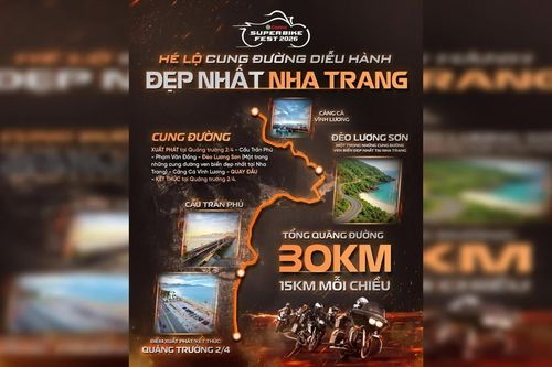 Hé lộ cung đường diễu hành đẹp nhất tại Castrol Superbike Fest 2026