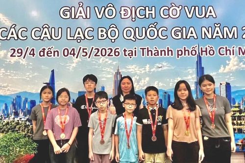 Lào Cai giành huy chương Vàng tại Giải Vô địch cờ vua các câu lạc bộ quốc gia năm 2026