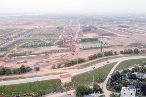 Tiến độ thi công Vành đai 3,5 đoạn trên cao qua xã Văn Giang, Tỉnh Hưng Yên