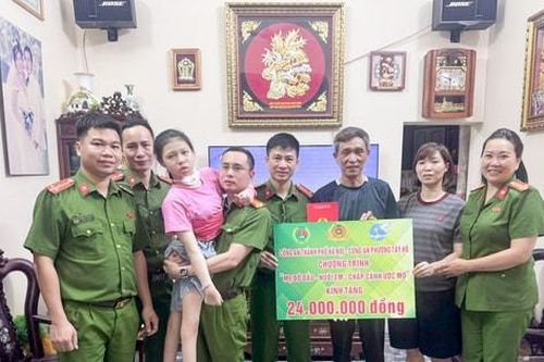 Công an Hà Nội lan tỏa nghĩa tình đồng đội qua phong trào 'Chắp cánh những ước mơ'