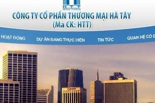 Xử phạt Công ty Cổ phần Thương mại Hà Tây do vi phạm chứng khoán