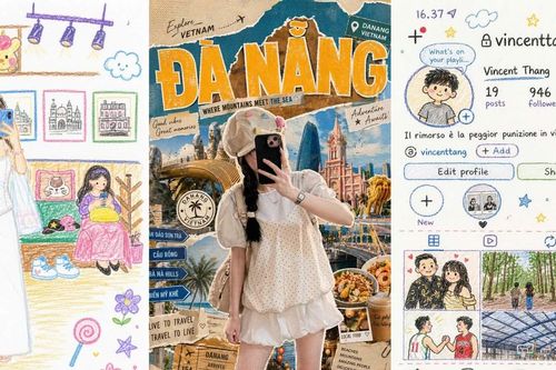 Gen Z cập nhật xu hướng mới: Nhờ AI tô màu profile, dán sổ tổng kết chuyến đi