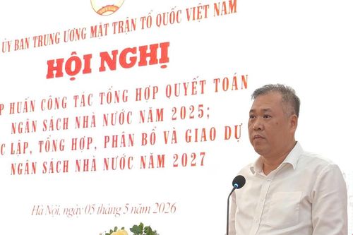 UBTƯ MTTQ Việt Nam: Tập huấn, nâng cao năng lực chuyên môn cho đội ngũ cán bộ làm công tác quản lý tài chính