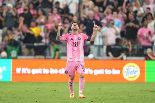 Hình ảnh thú vị của Messi tại F1 Miami