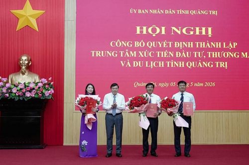 Thành lập Trung tâm Xúc tiến đầu tư, Thương mại và Du lịch Quảng Trị