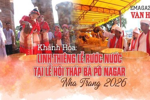 (Emagazine) Khánh Hòa: Linh thiêng Lễ rước nước tại Lễ hội Tháp Bà Pô Nagar Nha Trang 2026