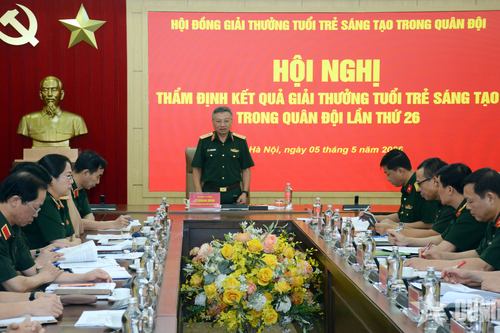 Thống nhất danh sách đề nghị trao thưởng Giải thưởng Tuổi trẻ sáng tạo trong Quân đội lần thứ 26