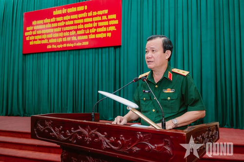 Quân khu 9: Tổng kết thực hiện các nghị quyết về xây dựng đội ngũ cán bộ các cấp