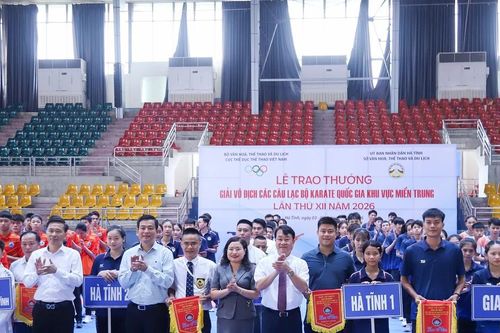 Hơn 350 VĐV tranh tài tại giải Karate miền Trung 2026