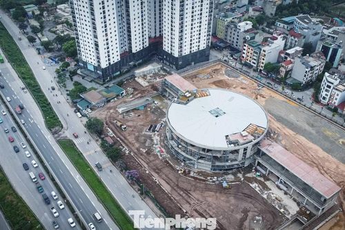 Toàn cảnh bến xe hiện đại bậc nhất Thủ đô chuẩn bị đưa vào vận hành trong quý II/2026