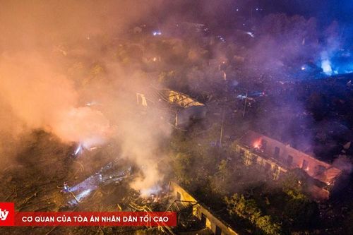 Nổ nhà máy pháo hoa ở Trung Quốc, 21 người chết