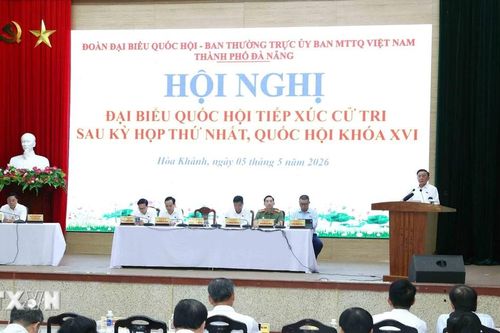 Thường trực Ban Bí thư tiếp xúc cử tri tại đơn vị bầu cử thành phố Đà Nẵng