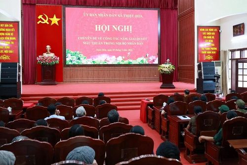 Xã Thiệu Hóa nâng cao hiệu quả giải quyết mâu thuẫn trong Nhân dân