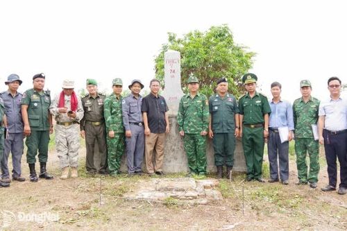 Giám sát việc duy tu, bảo dưỡng, thi công, gia cố mốc quốc giới
