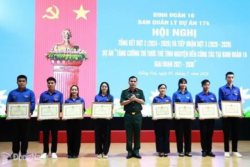 Binh đoàn 16 tổng kết Đợt 2, tiếp nhận Đợt 3 Dự án trí thức trẻ tình nguyện