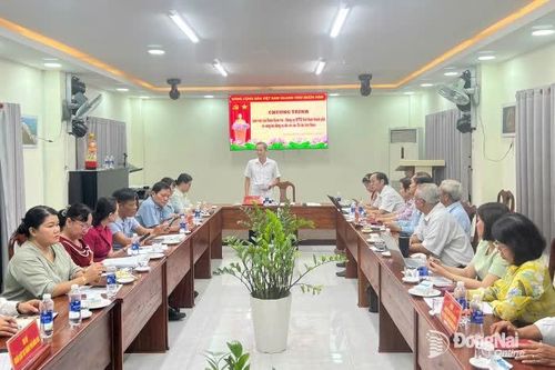 Đảng ủy MTTQ Việt Nam thành phố Đồng Nai kiểm tra công tác đảng vụ các chi bộ trực thuộc