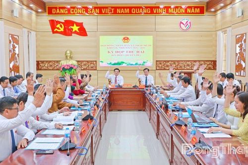 Tán thành chủ trương thành lập phường Tháp Mười