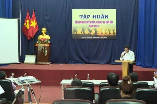Gia Lai: Tập huấn nghiệp vụ cho cán bộ văn hóa cơ sở