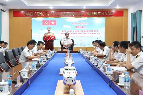 Quân chủng Hải quân kiểm tra công tác hậu cần tại Vùng 4 Hải quân