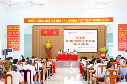 Đại biểu Quốc hội tỉnh Khánh Hòa tiếp xúc cử tri các xã, phường: Đông Ninh Hòa, Bắc Ninh Hòa và Hòa Trí
