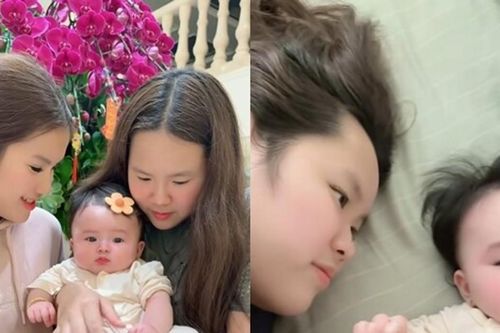 Con gái Hoa hậu Phương Lê xin phép cha ruột về sống cùng mẹ để chăm sóc em gái