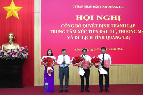 Thành lập Trung tâm Xúc tiến đầu tư, Thương mại và Du lịch tỉnh Quảng Trị
