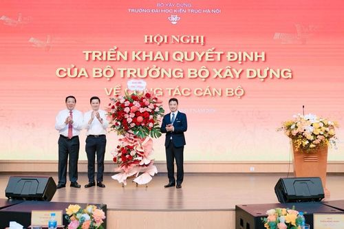 PGS.TS Vũ Ngọc Anh được bổ nhiệm làm Hiệu trưởng Trường Đại học Kiến trúc Hà Nội