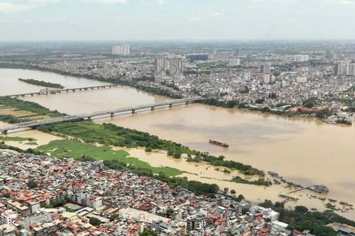 Tháng 5, dòng chảy sông Hồng cao hơn trung bình nhiều năm