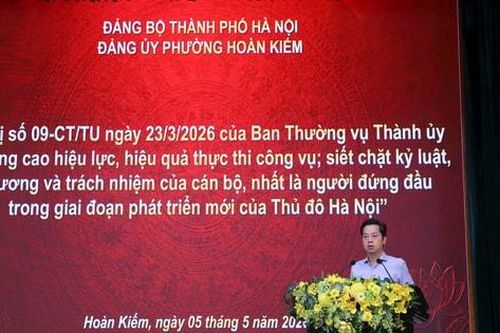 Phường Hoàn Kiếm siết chặt kỷ luật, nâng cao hiệu lực, hiệu quả công vụ và đổi mới đánh giá cán bộ
