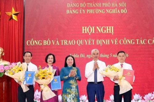 Kiện toàn đội ngũ cán bộ, đáp ứng yêu cầu phát triển tại phường Nghĩa Đô
